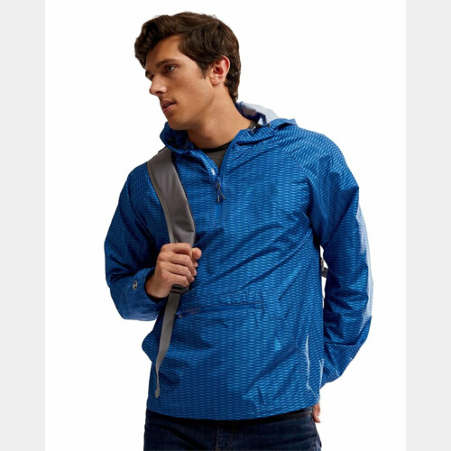 Men's Range Hooded Packable Quarter-Zip Jacket Thumbnail