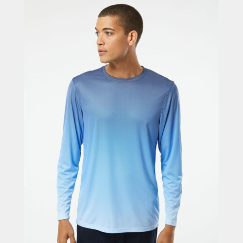 Unisex Barbados Performance Pin Dot Long Sleeve T-Shirt Thumbnail
