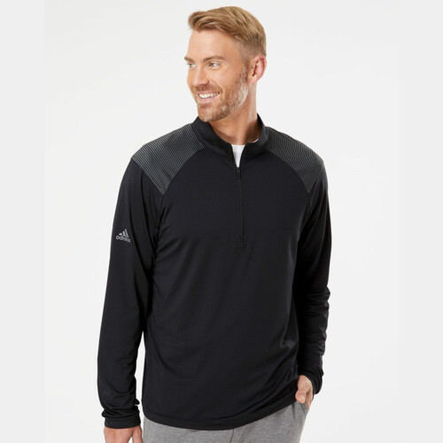 Men's Ultimate365 Lightweight Shoulder Stripe Quarter-Zip Pullover Thumbnail