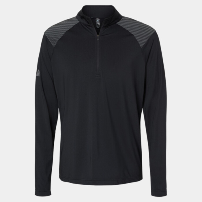 Men's Ultimate365 Lightweight Shoulder Stripe Quarter-Zip Pullover Thumbnail