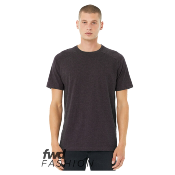 Men's Heather CVC Raglan Tee Thumbnail
