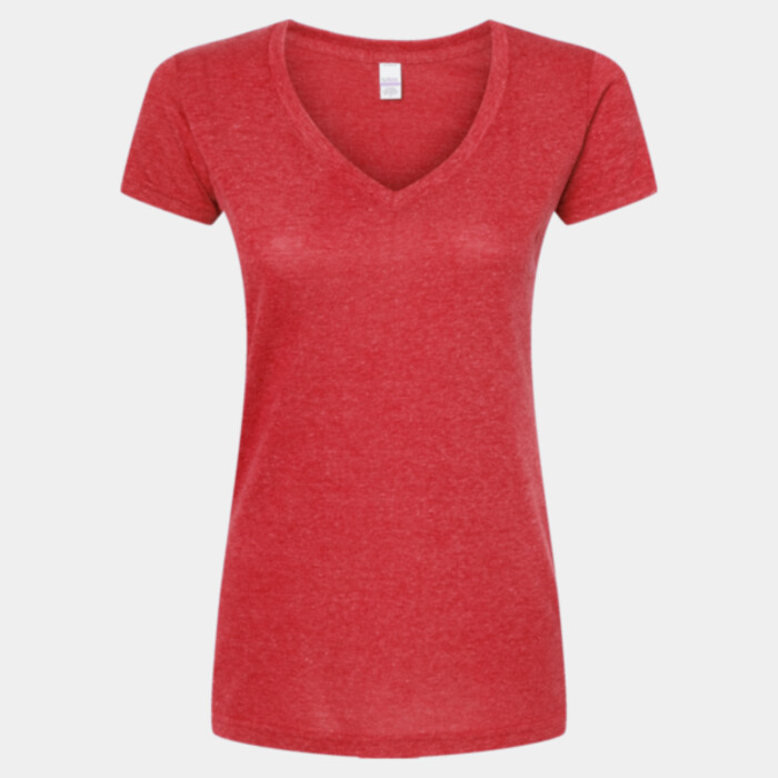 Women's Poly-Rich V-Neck T-Shirt Thumbnail