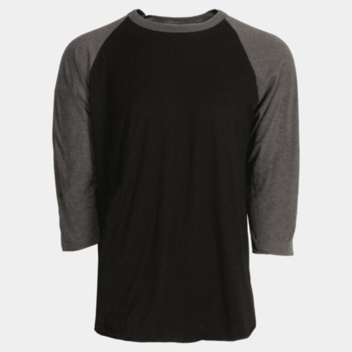 Unisex Fine Jersey Raglan T-Shirt Thumbnail
