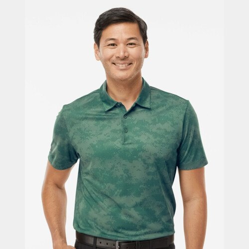Men's All Over Camo Print Polo Thumbnail