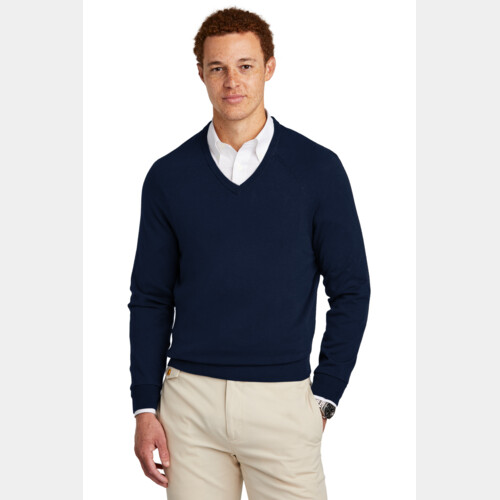 Cotton Stretch V Neck Sweater Thumbnail
