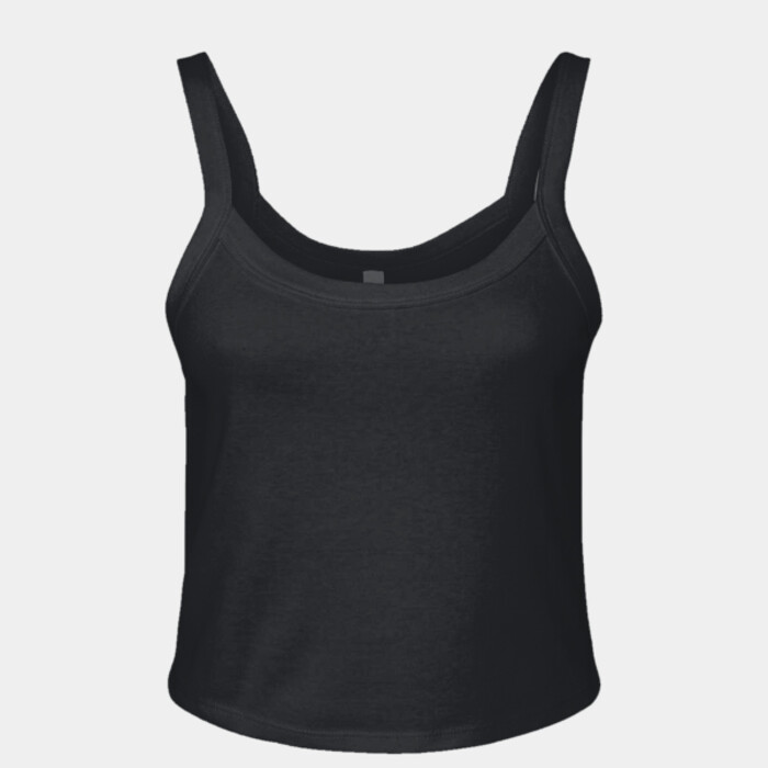 Women's Micro Rib Spaghetti Strap Tank Thumbnail