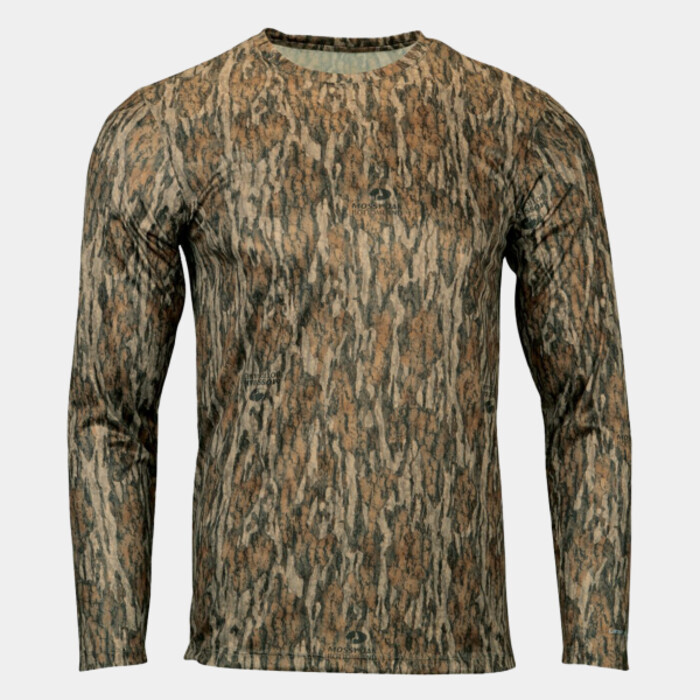 Men's Oxford Performance Camo Print Long Sleeve T-Shirt Thumbnail