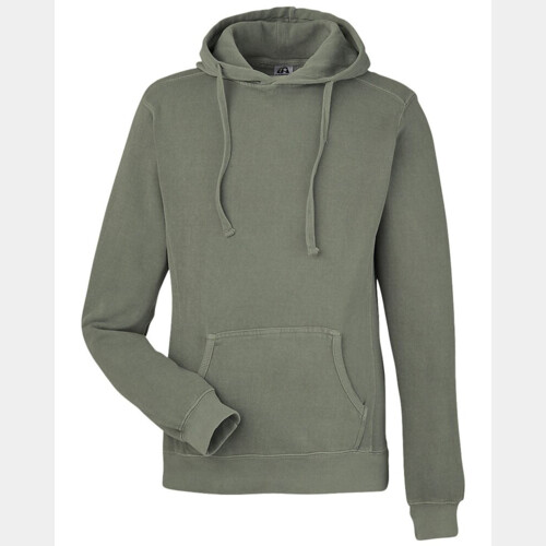 Unisex Pigment-Dyed Fleece Hooded Sweatshirt Thumbnail