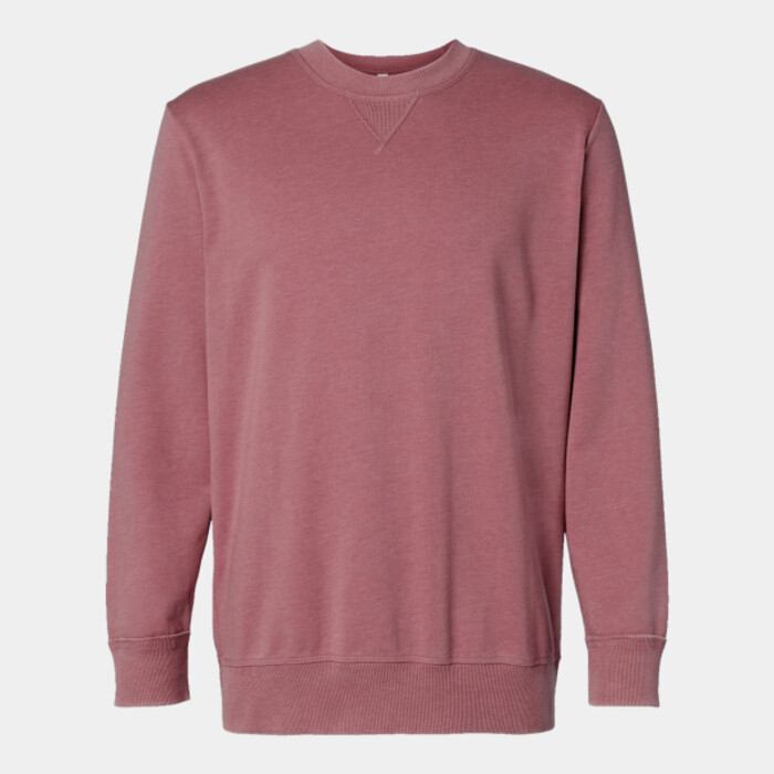 Unisex Vintage Wash Fleece Crewneck Sweatshirt Thumbnail