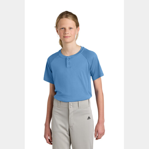 Youth PosiCharge ® Competitor 2 Button Henley Thumbnail