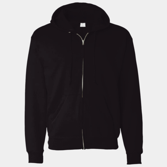 Unisex USA-Made Super Heavy Thermal Lined Full-Zip Hooded Sweatshirt Thumbnail