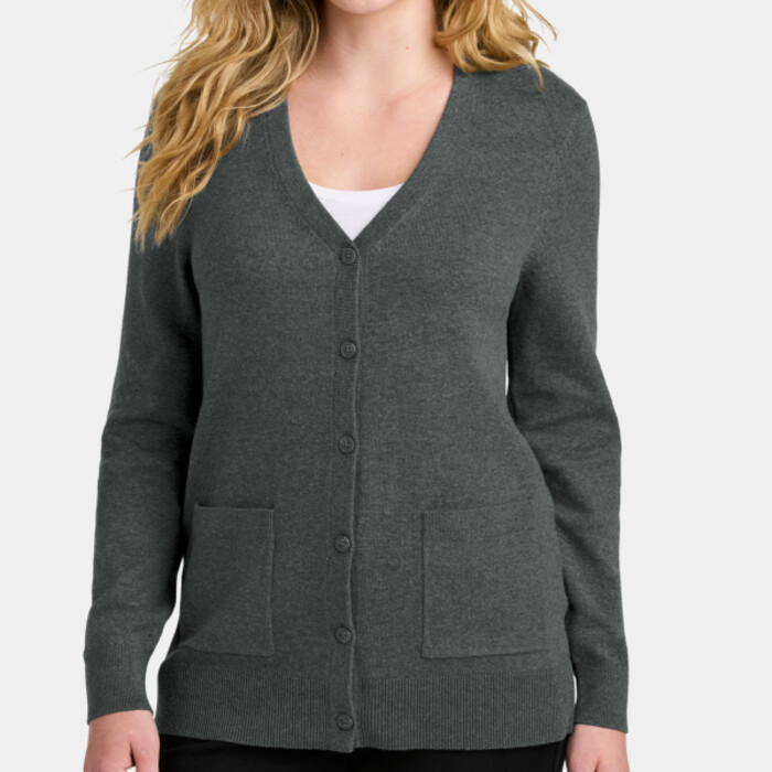 Women's Easy Care Button Up Cardigan Sweater Thumbnail