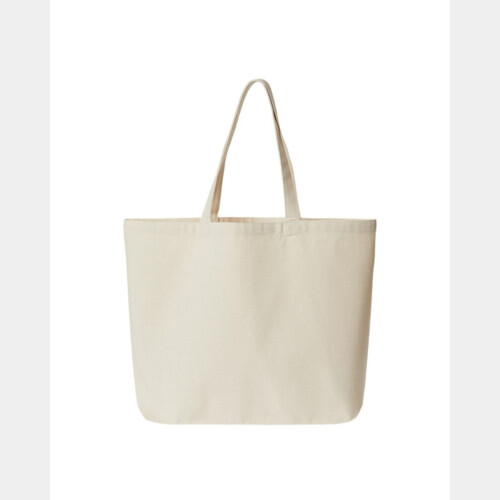 Jumbo Recycled Midweight Gusseted Canvas Tote Thumbnail