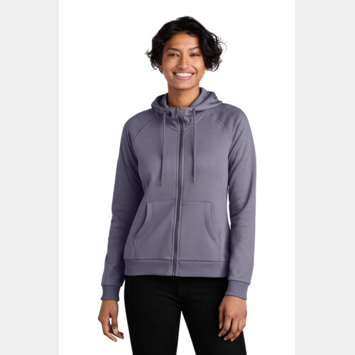 Women's Organic CVC Fleece Full Zip Hoodie Thumbnail