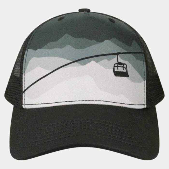 Printed Five-Panel Trucker Cap Thumbnail