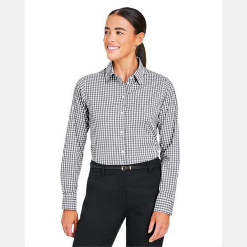 Women's CrownLux Performance® Gingham Dress Shirt Thumbnail