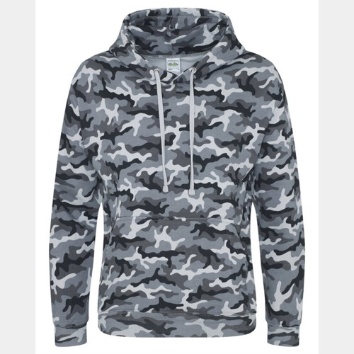 Unisex Camo Hooded Sweatshirt Thumbnail