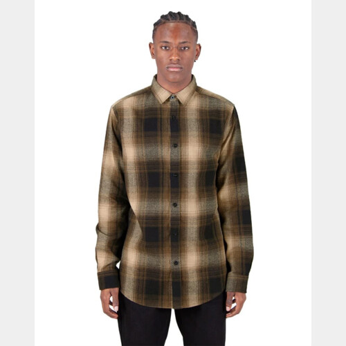 Unisex Plaid Flannel Overshirt Thumbnail