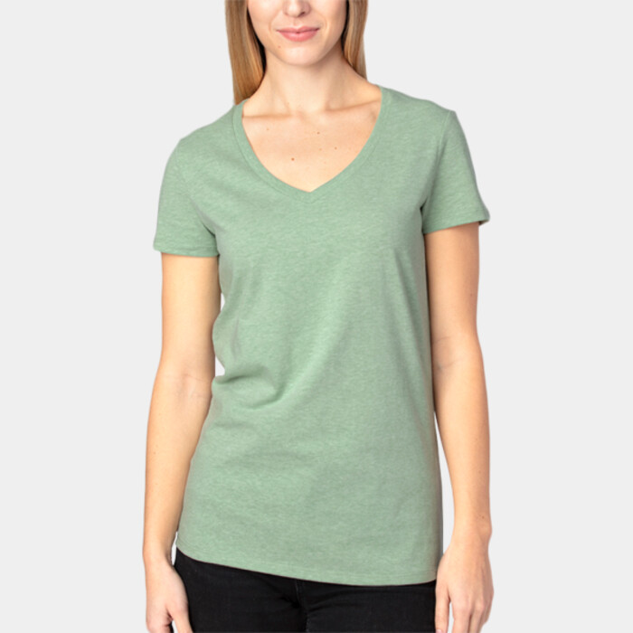 Women's Ultimate CVC V-Neck T-Shirt Thumbnail