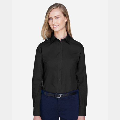 Women's Crown Collection® Broadcloth Woven Dress Shirt Thumbnail