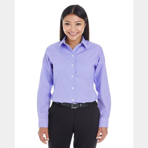 Women's Crown Collection® Royal Dobby Woven Dress Shirt Thumbnail