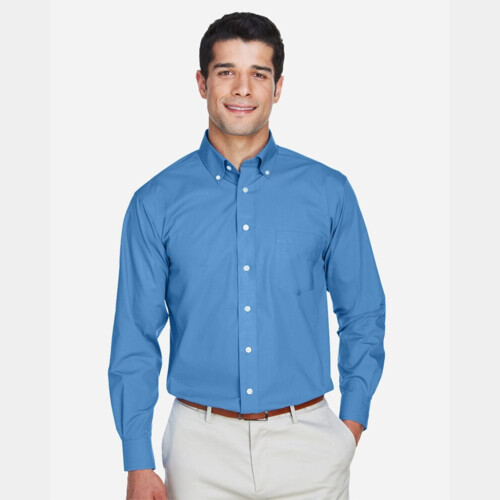 Men's Tall Crown Collection® Broadcloth Woven Dress Shirt Thumbnail