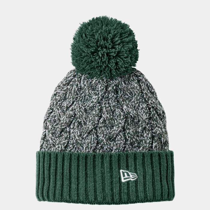 Marled Knit Pom Beanie Thumbnail