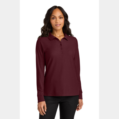 Women's Wearever Signature Pique Long Sleeve Polo Thumbnail
