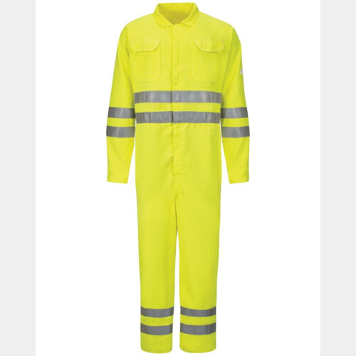 Men's Hi-Vis Deluxe Coverall with Reflective Trim - CoolTouch® 2 - 7 oz. Thumbnail