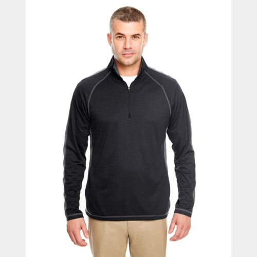 Cool & Dry Sport Quarter-Zip Pullover with Side and Sleeve Panels Thumbnail