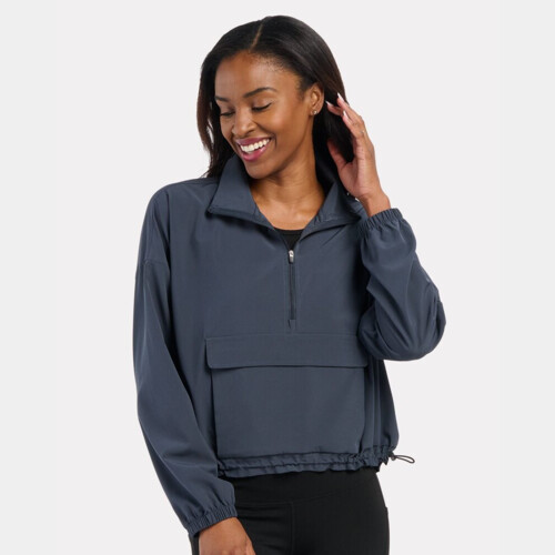 Women's Stretch Woven Quarter-Zip Pullover Thumbnail