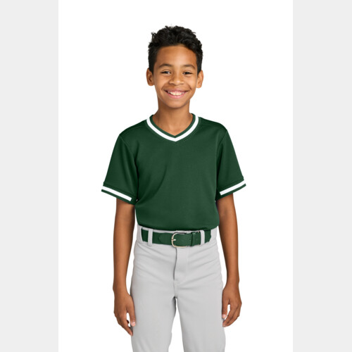 Youth Tough Mesh V Neck Baseball Jersey Thumbnail
