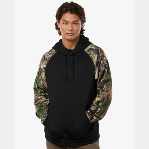 Unisex Realtree® Performance Colorblocked Hooded Sweatshirt Thumbnail