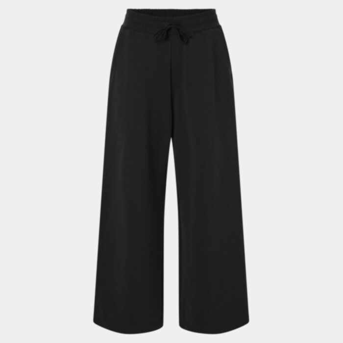Women's French Terry Wide Leg Pants Thumbnail