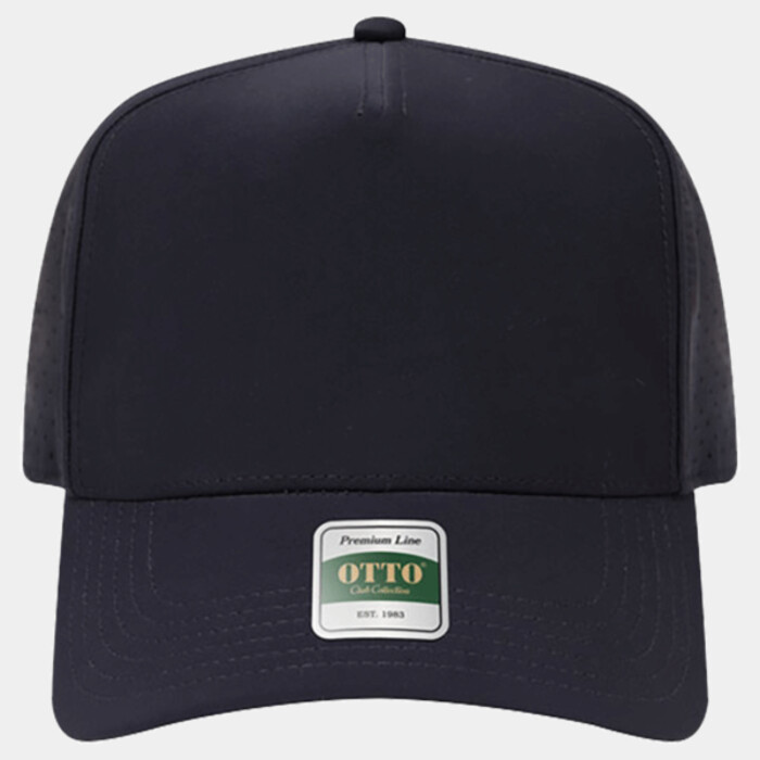 OTTO CAP® Club Collection 5 Panel Mid Profile Perforated Cap Thumbnail