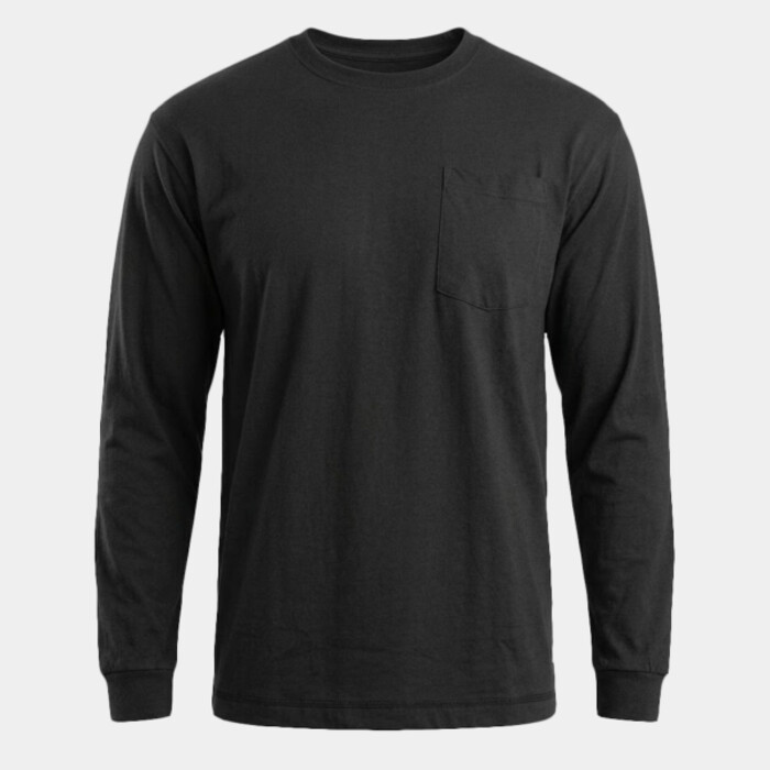 Men's Performance Long Sleeve Pocket T-Shirt Thumbnail