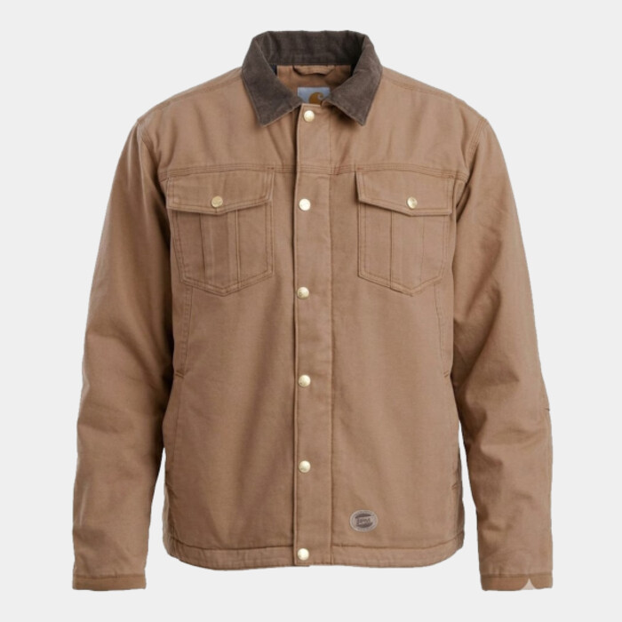 Men's Tall Vintage Washed Sherpa-Lined Work Jacket Thumbnail