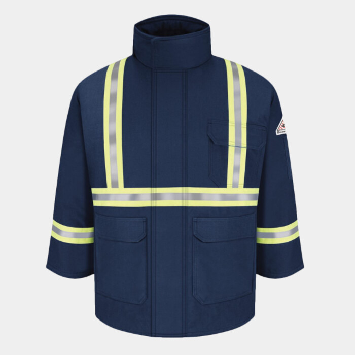 Men's Deluxe Parka With Reflective Trim - EXCEL FR® ComforTouch Thumbnail