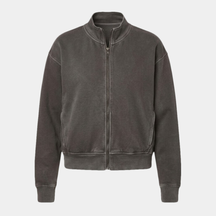 Women's Garment-Dyed Full-Zip Jacket Thumbnail