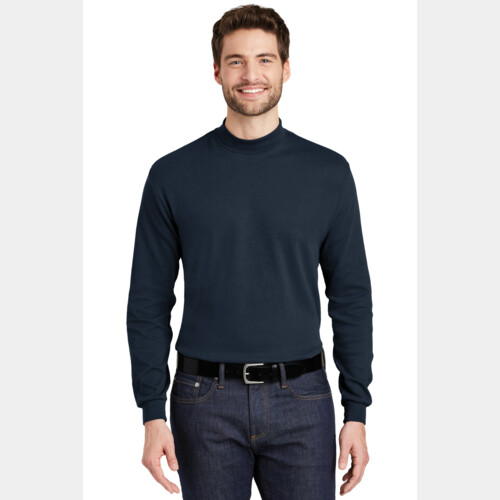 Interlock Knit Mock Turtleneck Thumbnail