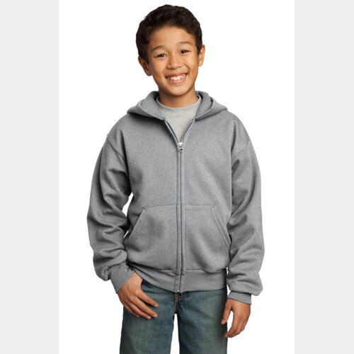 Youth Core Fleece Full Zip Hooded Sweatshirt Thumbnail