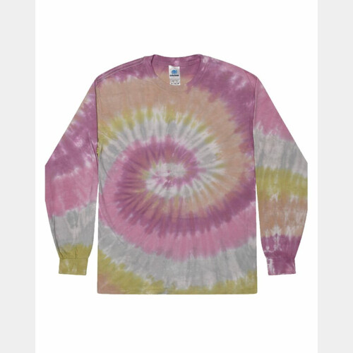 Unisex Tie-Dyed Long Sleeve T-Shirt Thumbnail