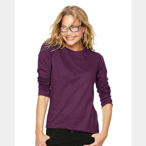 Women's Long Sleeve Premium Jersey Tee Thumbnail