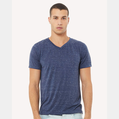 Unisex Textured Jersey V-Neck Tee Thumbnail