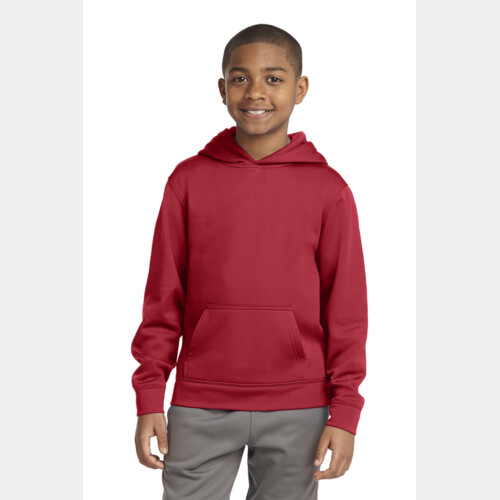 Youth Sport Wick ® Fleece Hooded Pullover Thumbnail
