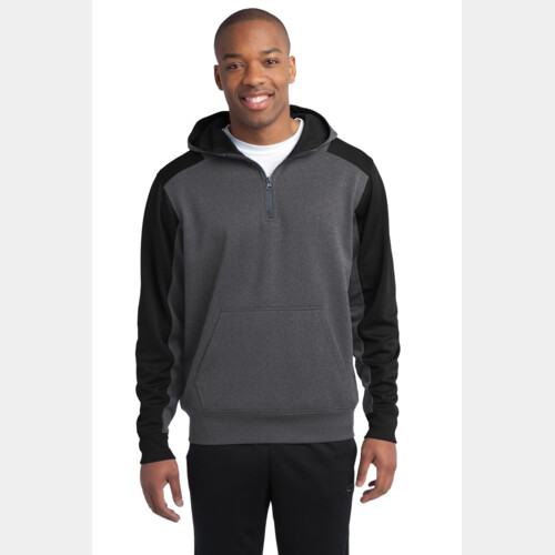 Tech Fleece Colorblock 1/4 Zip Hooded Sweatshirt Thumbnail