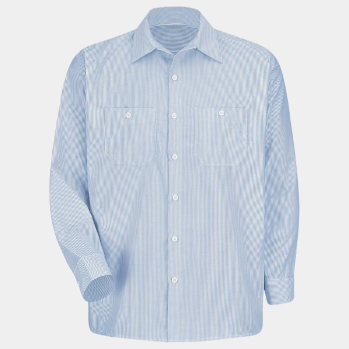 Men's Industrial Stripe Work Shirt Thumbnail