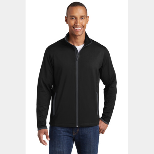 Sport Wick ® Stretch Contrast Full Zip Jacket Thumbnail