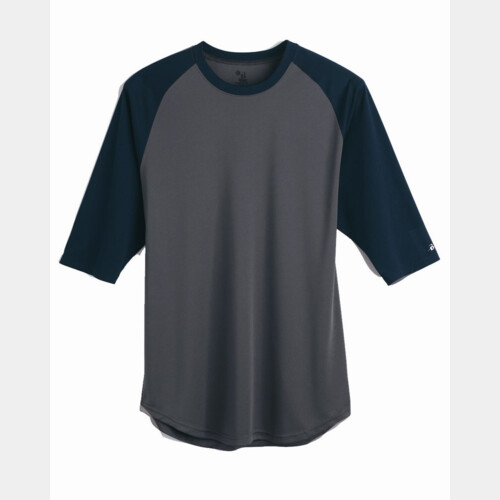 Men's B-Core Three-Quarter Sleeve Baseball T-Shirt Thumbnail