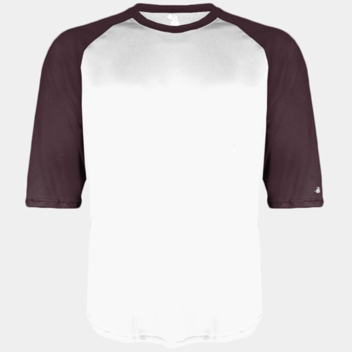 Men's B-Core Three-Quarter Sleeve Baseball T-Shirt Thumbnail
